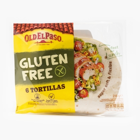 Tortillas fără gluten 6 buc 216g