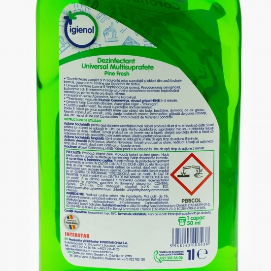 Dezinfectant universal multisuprafețe Pine Fresh 1l