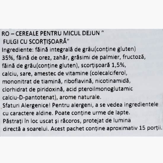 Cereale fulgi cu scortișoară 450g