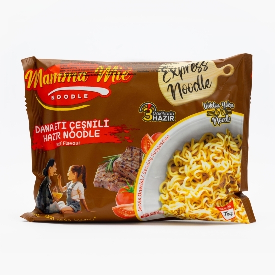 Supă instant noodles cu aromă de vită 75g