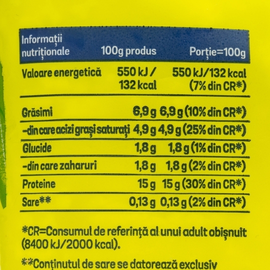 Brânză proaspătă grasă 450g