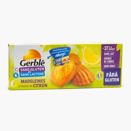 Madlene cu lămâie fără gluten și lactoză 6x30g