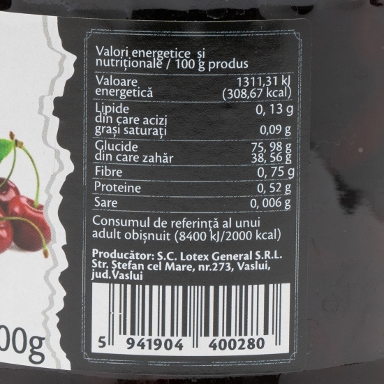 Dulceață de vișine 900g