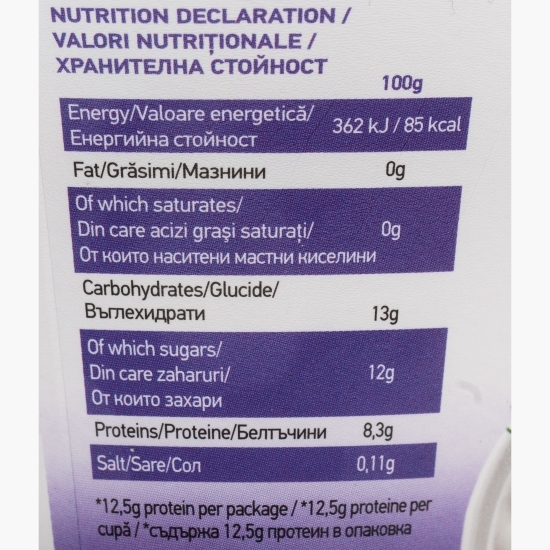 Iaurt grecesc cu fructe de pădure, 0% grăsime, 150g