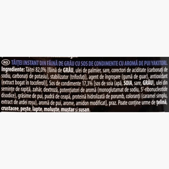 Tăiței noodles instant cu aromă de pui Yakitori 110g