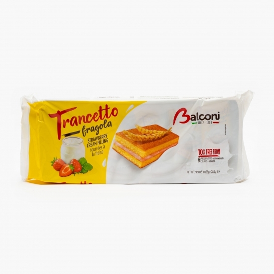 Mini prăjituri cu cremă de căpșuni, 10 buc x 28g