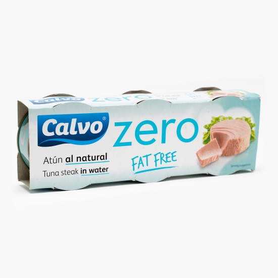 Ton în sos natur fără grăsimi 3x65g