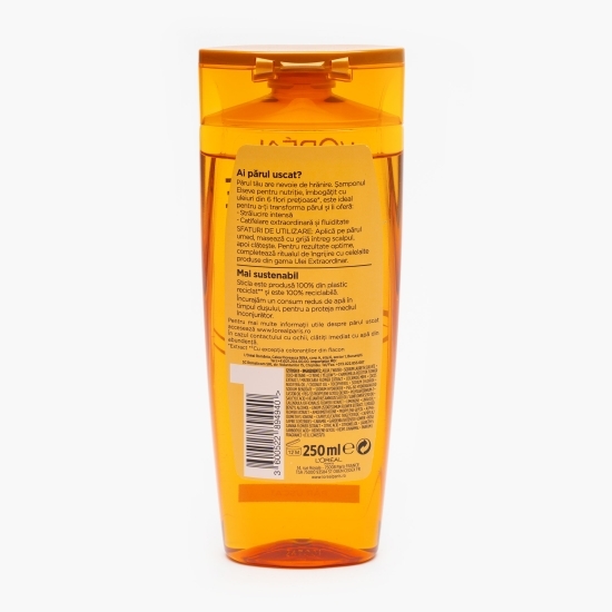 Șampon nutriție cu ulei din flori prețioase pentru păr uscat 0.25l