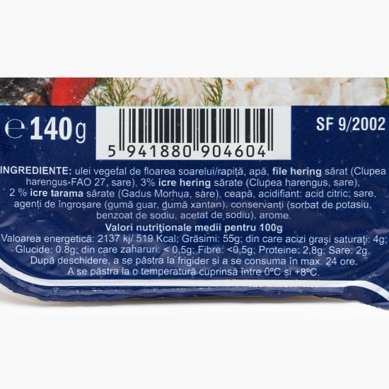 Cremă cu icre de hering 140g