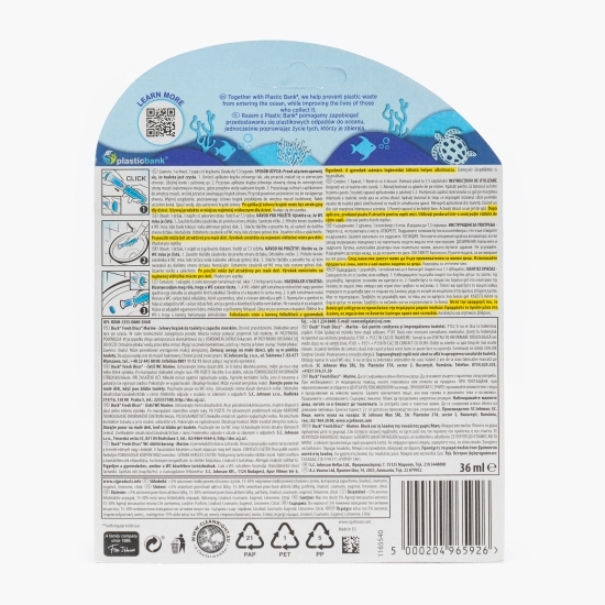 Aparat pentru curățarea toaletei Fresh Discs marine 36ml