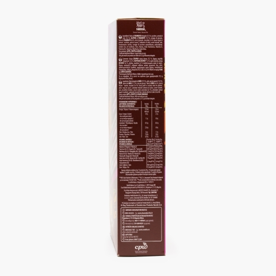 Cereale pentru mic dejun cu ciocolată, caramel și proteine 340g