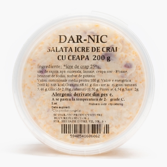 Salată de icre de crap cu ceapă 200g