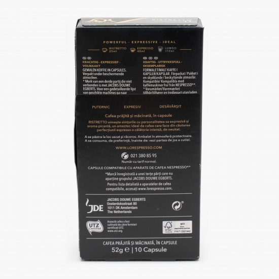 Espresso Ristretto Intensity, 10 băuturi, 52g, capsule cafea 