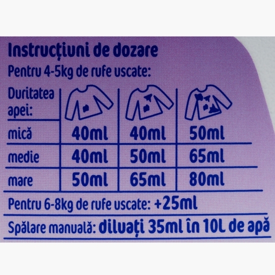 Detergent lichid 2în1 Lavandă & iasomie, 100 spălări, 5l