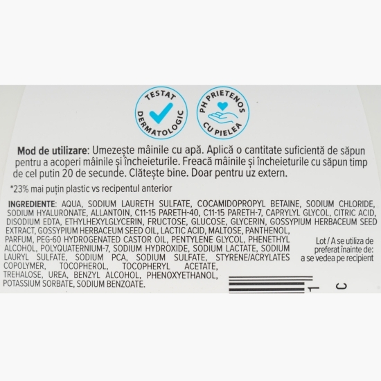Săpun lichid cremă Bumbac & Provitamina B5, 0.5l