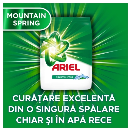 Detergent de rufe pudră automat Mountain Spring 60 spălări, 6kg
