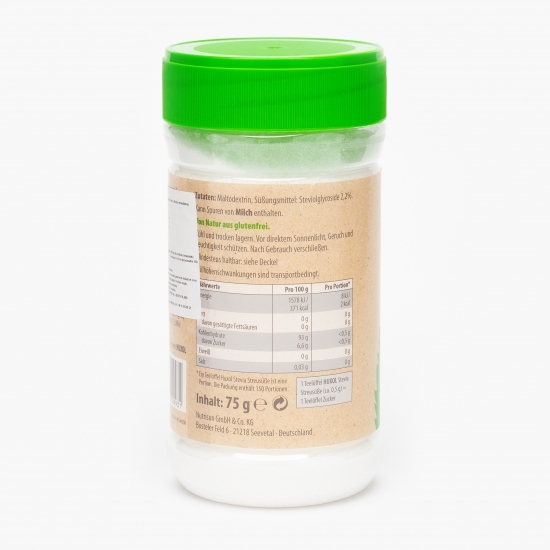 Îndulcitor natural pe bază de stevie 75g