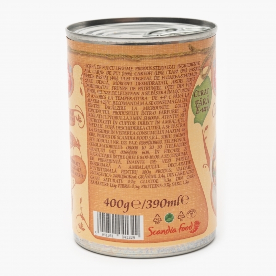 Ciorbă de pui cu legume 400g