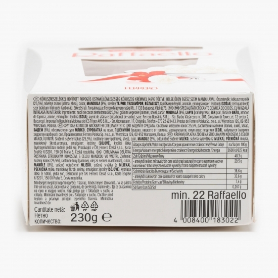 Specialități crocante de nucă de cocos cu migdală întreagă în interior 230g