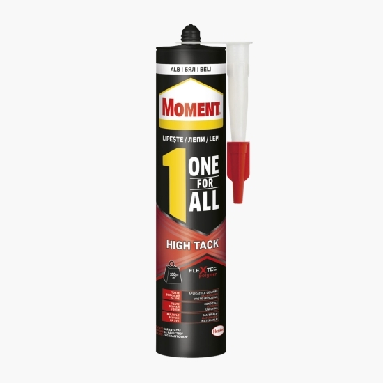Adeziv montaj/ etanșant alb One for all 440g
