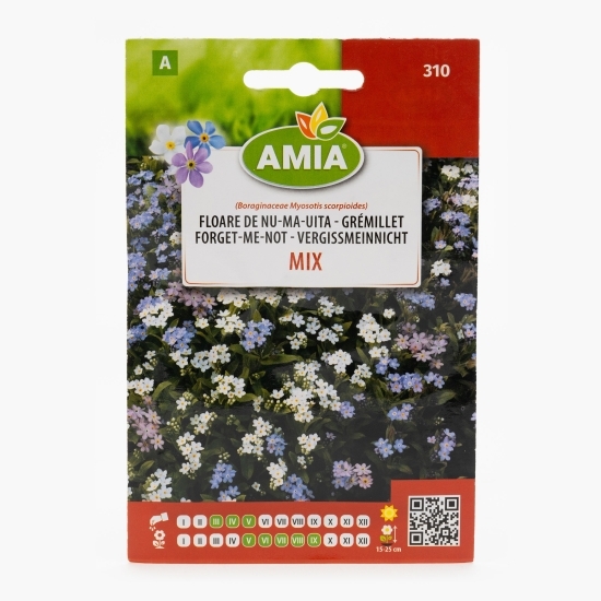 Semințe de floare de nu-mă-uita mix de culori 0.4g
