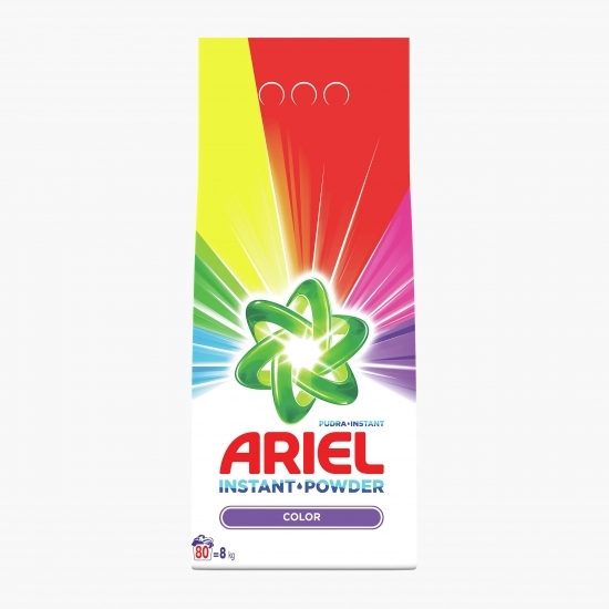Detergent de rufe pudră automat Instant Color 80 spălări, 8kg