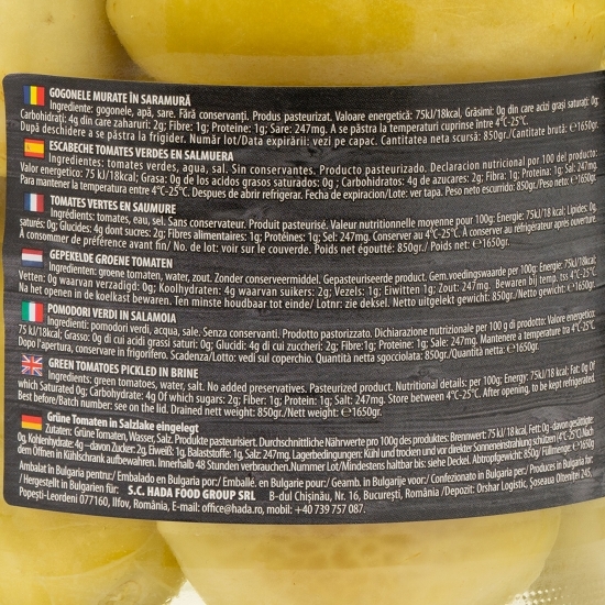 Gogonele murate în saramură 1650g