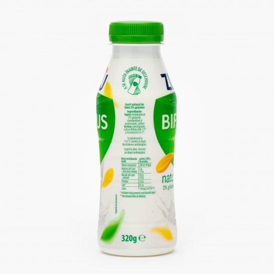 Iaurt de băut natur 2% grăsime 320g 