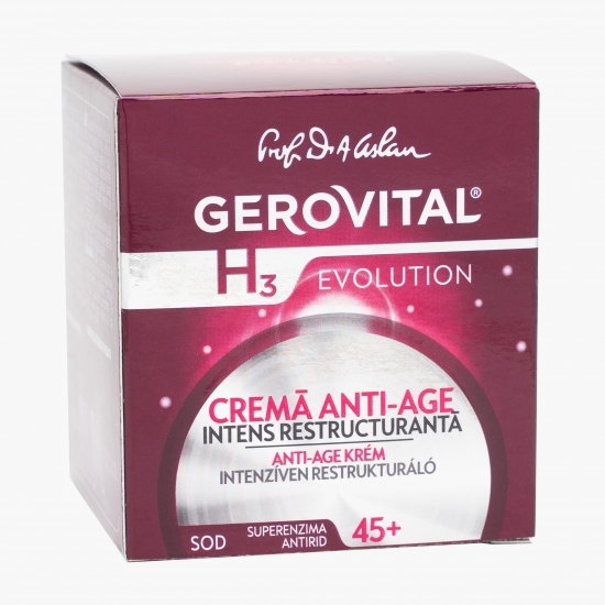 Cremă Anti-Age 45+ intens restructurantă 50ml