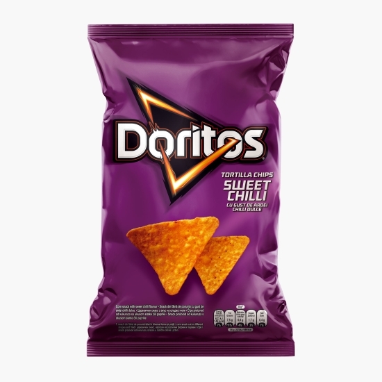 Chipsuri din făină de porumb cu gust de ardei chilli dulce 100g