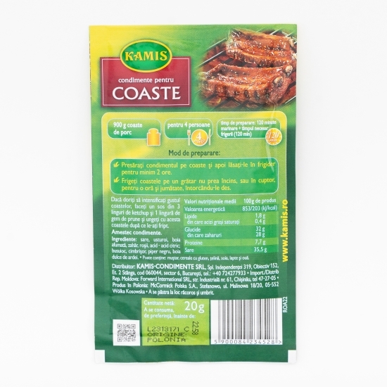 Condimente pentru coaste 20g
