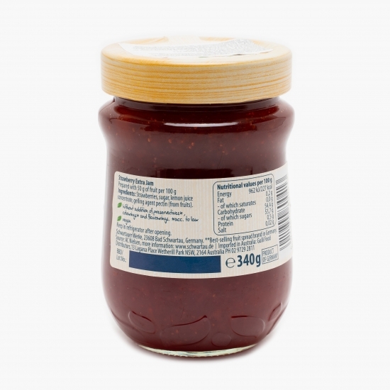 Dulceață extra de căpșuni 340g