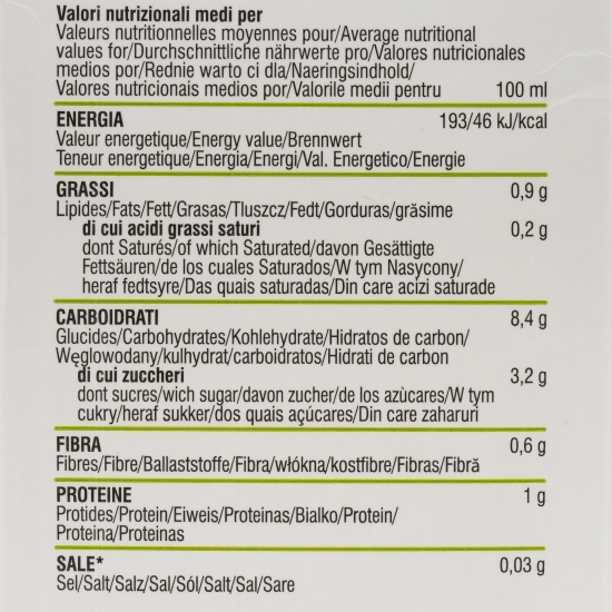 Băutură vegetală eco din ovăz integral (fără zahăr) 1l