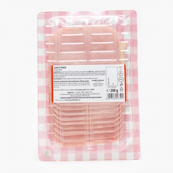 Șuncă de Praga feliată 200g