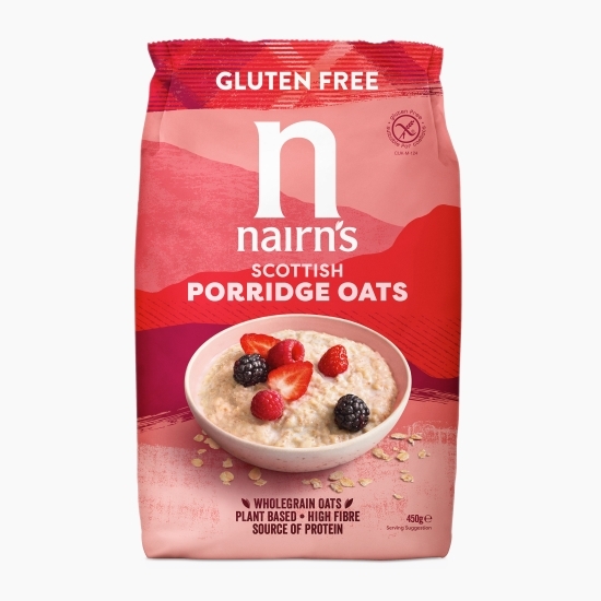 Porridge fulgi de ovăz integral fără gluten 450g
