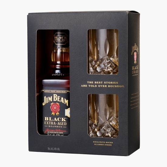 Bourbon Whiskey, 43%, USA, 0.7l + 2 pahare