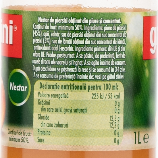 Nectar de piersici cu pulpă 1l
