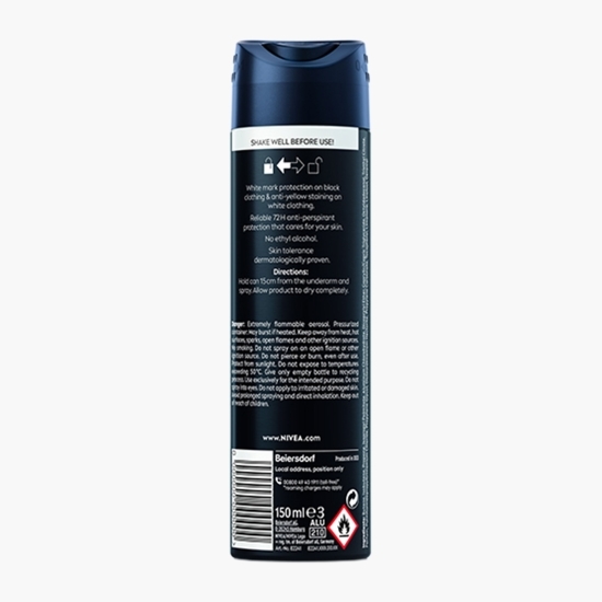 Deodorant antiperspirant spray Men Black&White Invisible Original 150ml