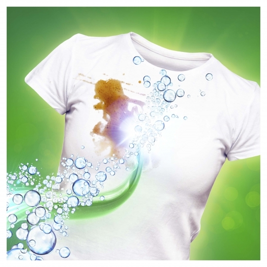 Detergent de rufe pudră automat +Ultra Oxi Effect 72 spălări, 7.2kg