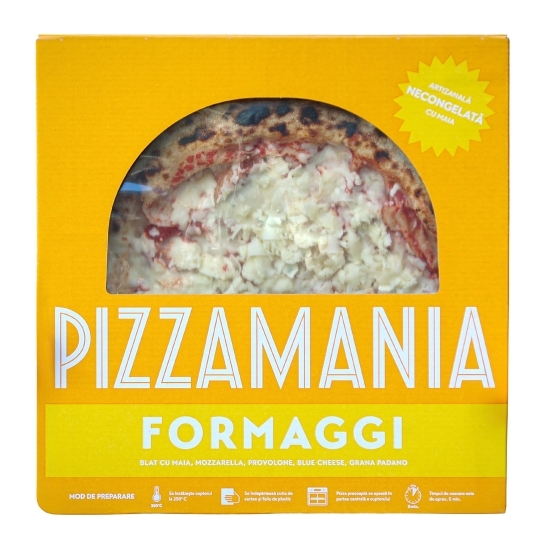 Pizza artizanală cu maia Formaggi 440g