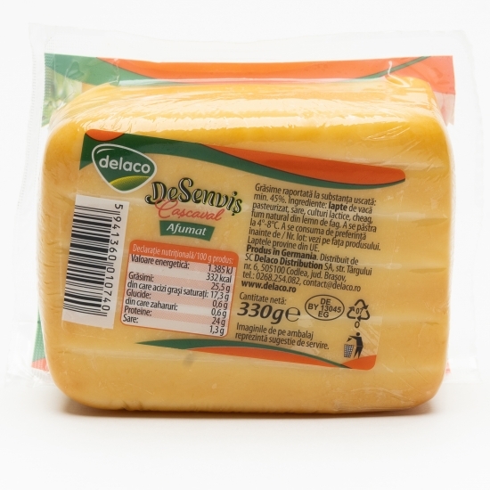 Cașcaval afumat DeSenviș 330g