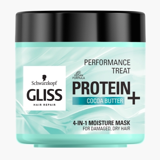 Tratament mască de păr 4 în 1 pentru păr deteriorat și uscat Protein Cocoa, vegan 400ml