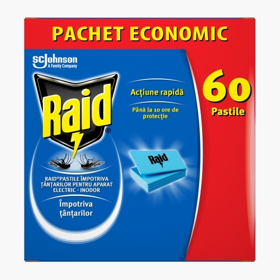 Pastile împotriva țânțarilor pentru aparat electric 60 buc