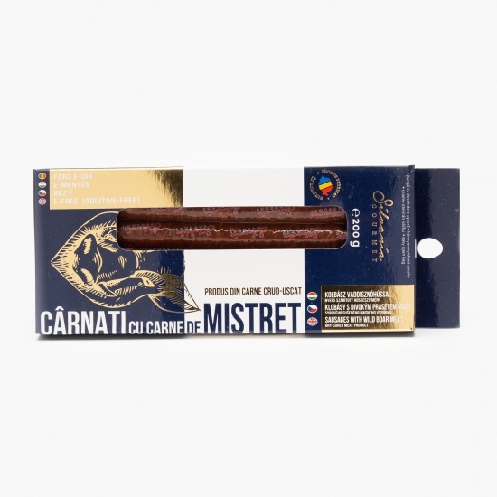 Cârnați cu carne de mistreț 200g 