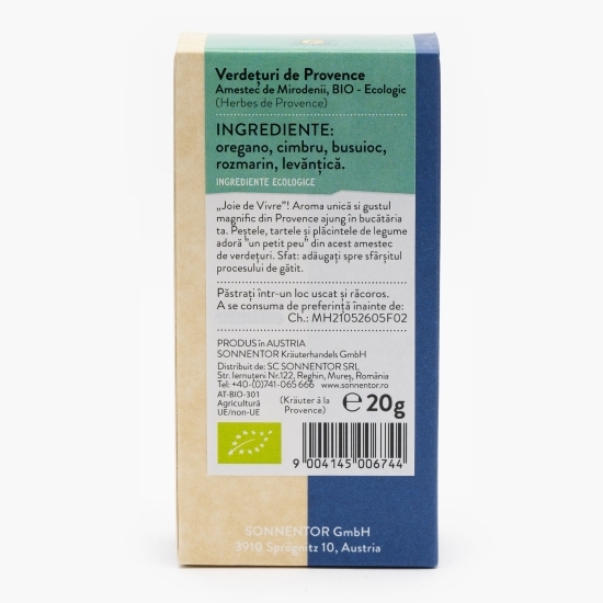 Mirodenii verdețuri eco de Provence 20g
