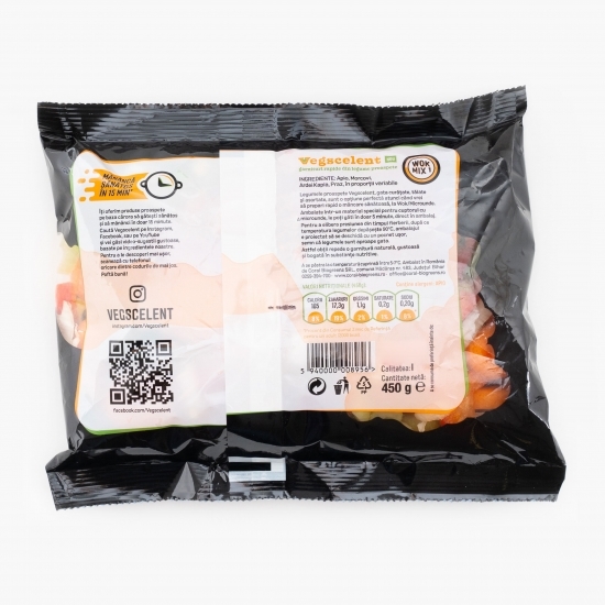 Mix de legume apio, morcovi, ardei Kapia, praz 450g