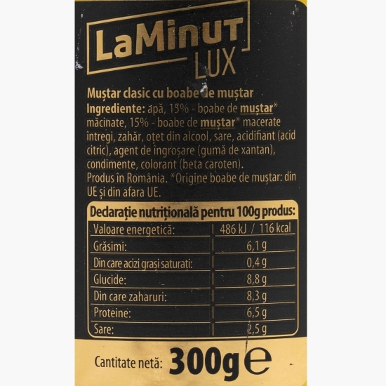 Muștar Clasic Lux 300g