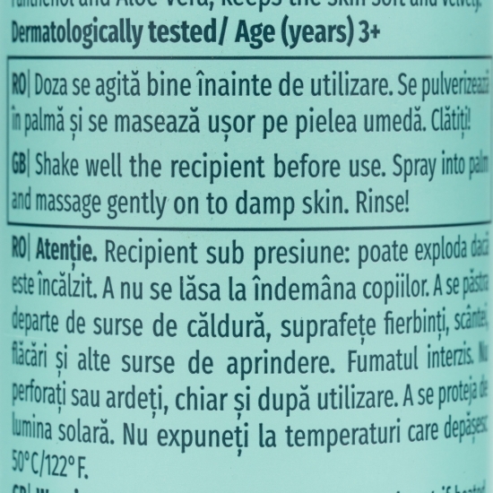 Spumă de duș pentru copii Marshmallow 3+ ani, 200ml