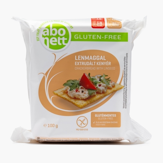 Tartine crocante cu semințe de in, fără gluten 100g