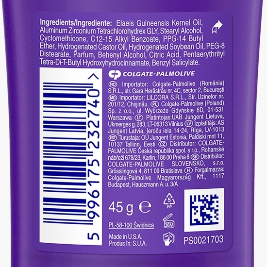 Deodorant antiperspirant solid Wild Freesia 45g